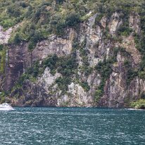 IMG_2500 As a fiord, Milford Sound was formed by a process of glaciation over millions of years.