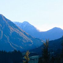 IMG_2550 Mount Earnslaw has an altitude of 9,250 feet.
