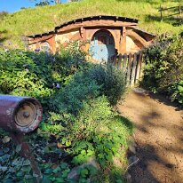 20250504_101535 After suitable negotiations with the owners, work commenced in transforming part of the farm into sets for Hobbiton and other parts of J. R. R. Tolkien's Shire...