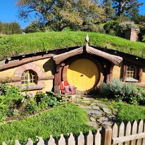 20250504_102139 There are now 44 hobbit holes on view although it is only possible to enter a few of them, some of which have small, unfinished, earth-walled interiors and some...