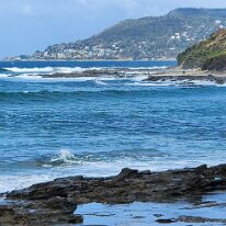 20250411_105803 A view from the Queenscliff Coastal Reserve looking towrds the town of Lorne.