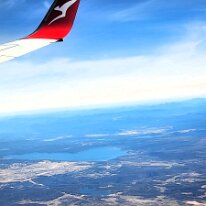 20250412_131935 Today we flew from Melbourne to Hobart in Tasmania.