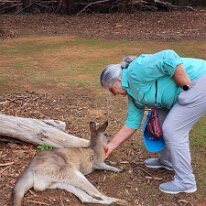 20250413_110319 Sharon found that they really loved having their chest scratched!