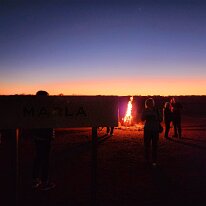 20250417_062531 The train arrives in the dark and guests are welcome to step off to stretch their legs as the sun light slowly bathes the surrounding outback and start their...