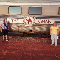 20250417_064445 The Ghan is named after the Afghan Cameleers who came to Australia in the mid 1800s. The Cameleers and thousands of camels were brought to Australia to...