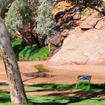 20250417_144957 The Alice Springs Telegraph Station was sited near what was thought to be a permanent waterhole in the normally dry Todd River, named Alice Springs by W.W....