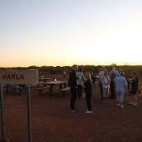 IMG_2218 Marla feels like the real-life version of the proverbial middle of nowhere, but with big timber picnic tables and benches set up, and two mini bonfires lit to...