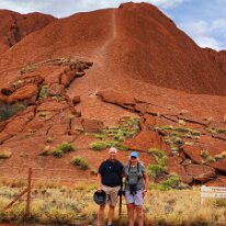 20250418_133209 The Ayers Rock National Park was established in 1950. In due course, Kata Tjuta was added to the national park and on January 23, 1958, the Ayers Rock-Mount...