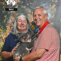Koala Sharon and Ken Hold a koala. Here Sharon and Ken got to hold Milly the Koala and it was definitely a magical experience. You can hold a koala in Queensland, South Australia,...