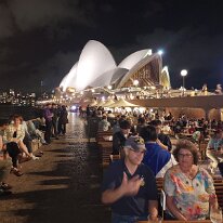 20250425_192428 We also had a terrific view of the Sydney Opera House as we dined.