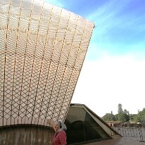 IMG_2430 Utzon wanted the outer shell roofs of the Sydney Opera House to contrast with the deep blue color of the Sydney Harbor and also with the clear Australian Hence,...