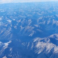 20250428_134714 Not much to show for today, just a flight from Sydney to Christchurch on the South Island of New Zealand. Here is a view out our plane window as we flew over...