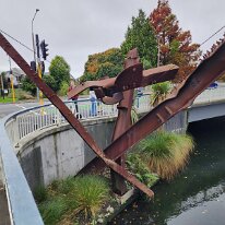 20250429_085008 The Firefighters Reserve is a memorial in Christchurch, New Zealand, for the first responders during the September 11 attacks on the United States in 2001. The...