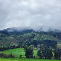 20250429_131113 Driving along Geraldine-Fairlie Highway with Mount St. Joseph's, Kakahu, New Zealand