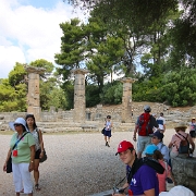 IMG_0903-2 Kris in front of the Temple of Hera