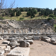 IMG_1362 The Odeion, this semi-circular structure, is also known as the Small Theatre. According to an inscription unearthed, it was built as a bouleuterion (council...