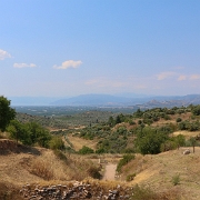 IMG_0995-2 This is the acropolis at Mycenae. In the second millennium BC, Mycenae was one of the major centres of Greek civilization, a military stronghold which...