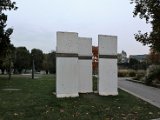 T_Koblenz00095 Three segments of the Berlin Wall standing in a park at the Deutsches Eck.jpg